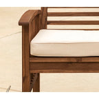 Middlebrook Surfside 7-Piece Acacia Outdoor Extension Dining Set - 55-79 x 35 x 30h