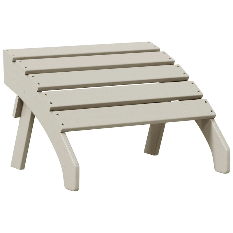 Polytrends Altura Outdoor Adirondack Folding Ottoman