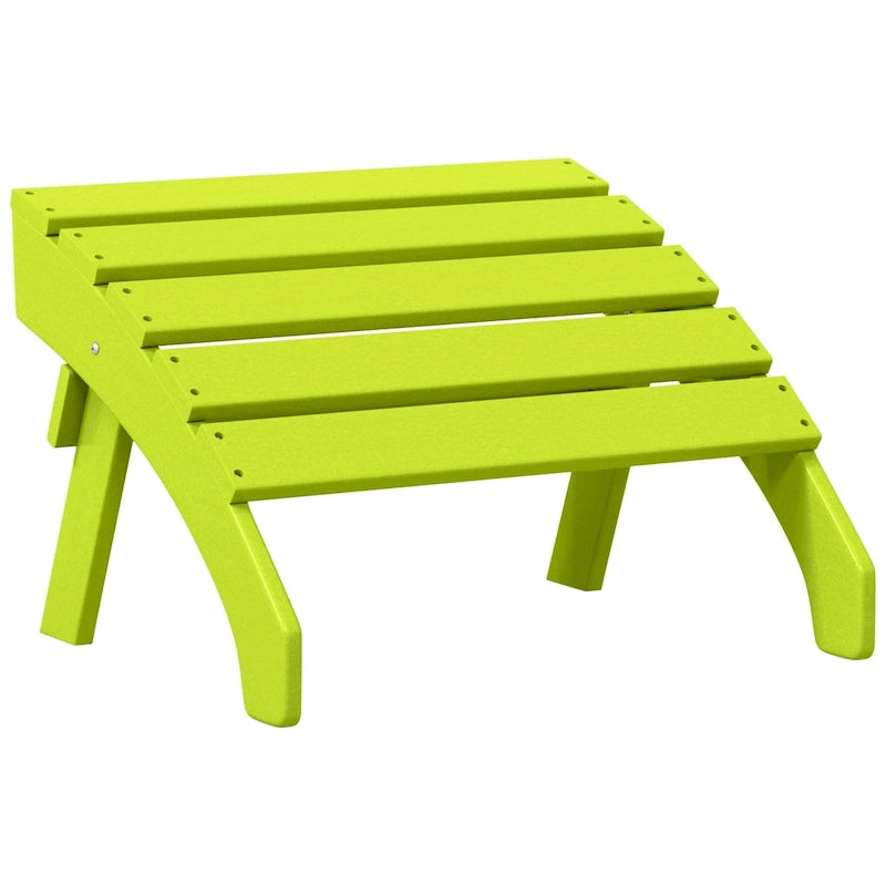 Polytrends Altura Outdoor Adirondack Folding Ottoman