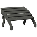 Polytrends Altura Outdoor Adirondack Folding Ottoman