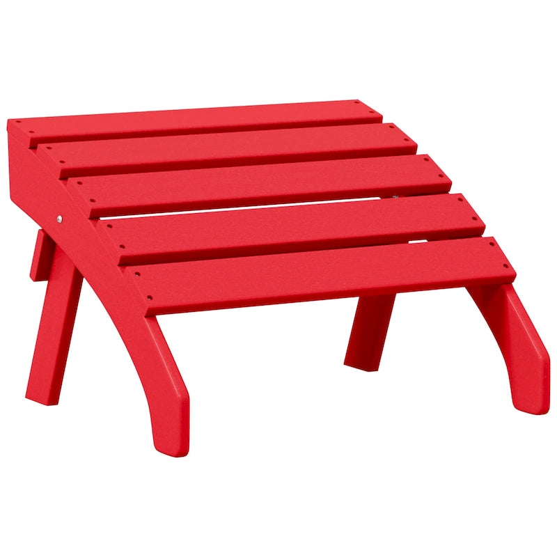 Polytrends Altura Outdoor Adirondack Folding Ottoman
