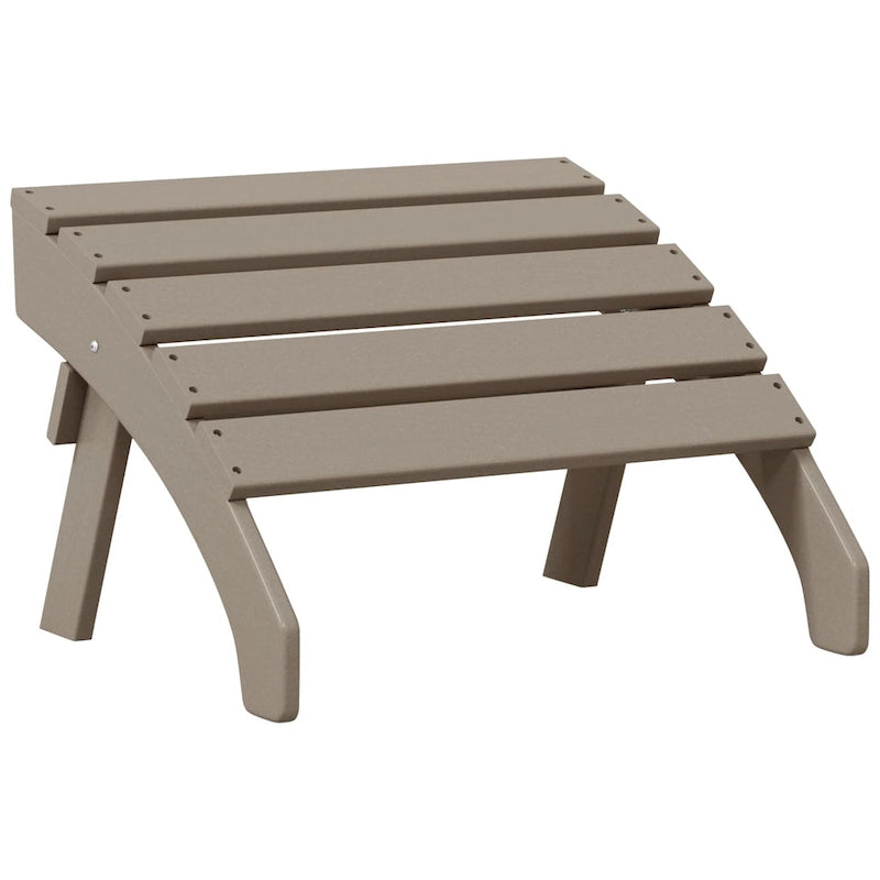 Polytrends Altura Outdoor Adirondack Folding Ottoman