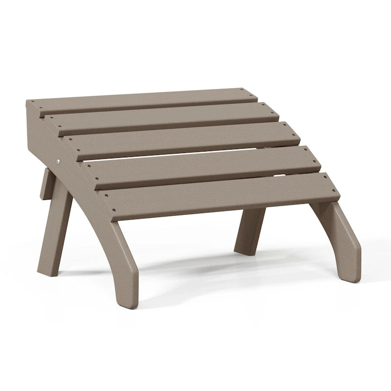 Polytrends Altura Outdoor Adirondack Folding Ottoman