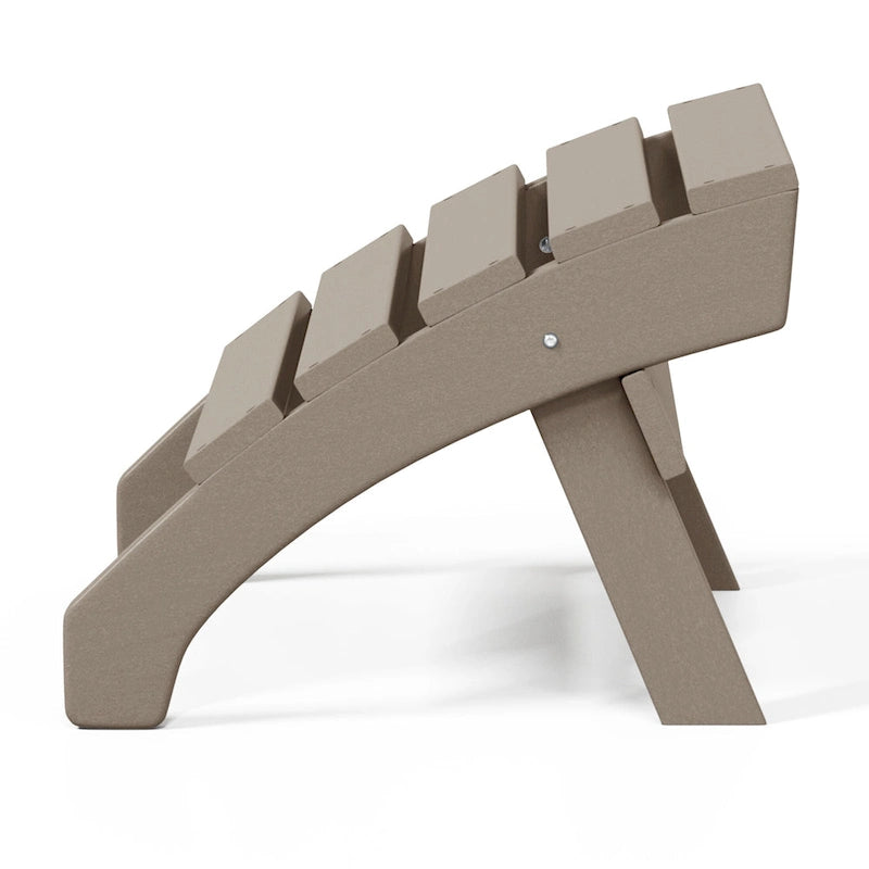 Polytrends Altura Outdoor Adirondack Folding Ottoman