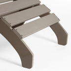 Polytrends Altura Outdoor Adirondack Folding Ottoman