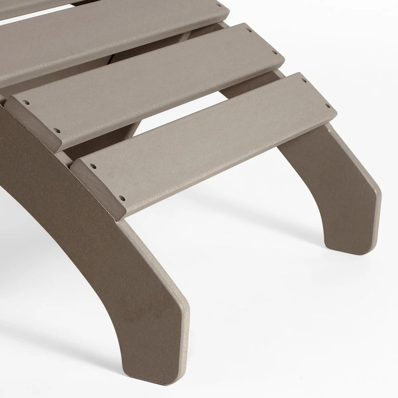 Polytrends Altura Outdoor Adirondack Folding Ottoman