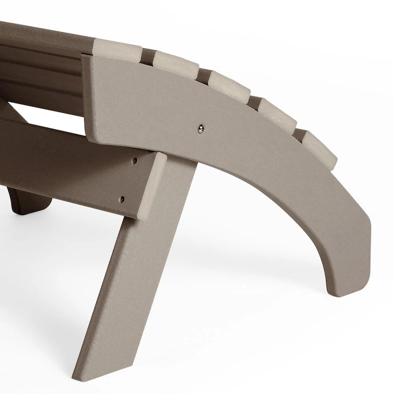 Polytrends Altura Outdoor Adirondack Folding Ottoman