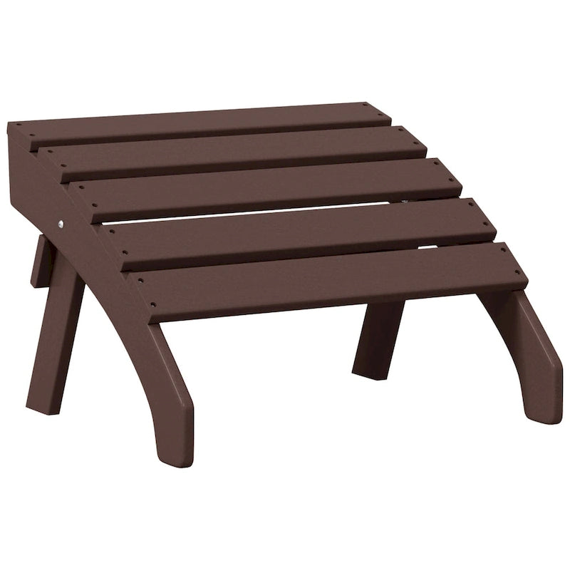 Polytrends Altura Outdoor Adirondack Folding Ottoman