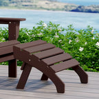 Polytrends Altura Outdoor Adirondack Folding Ottoman