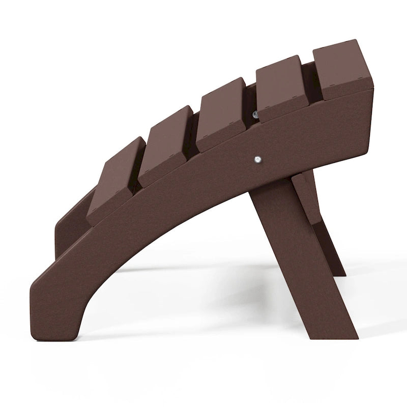 Polytrends Altura Outdoor Adirondack Folding Ottoman