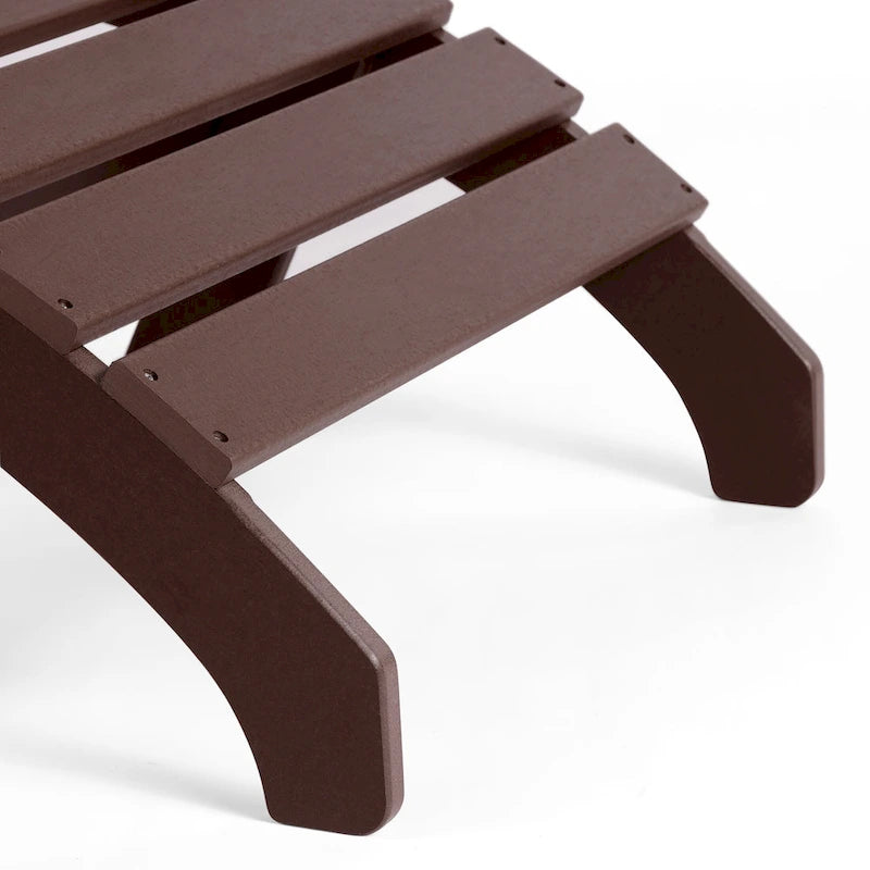 Polytrends Altura Outdoor Adirondack Folding Ottoman
