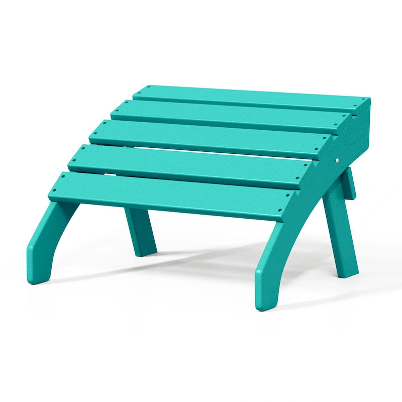 Polytrends Altura Outdoor Adirondack Folding Ottoman