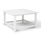 Polytrends Altura Outdoor 5-Piece Adirondack Chair With Square Coffee Table Conversation Set