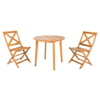 SAFAVIEH Outdoor Living Bruna 3-Piece Bistro Set - 32W x 32D x 30H