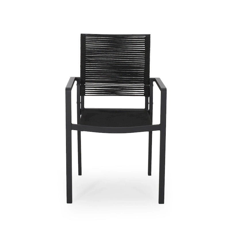 Modern Aluminum Dining Chair (Set of 2)