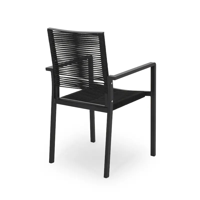 Modern Aluminum Dining Chair (Set of 2)