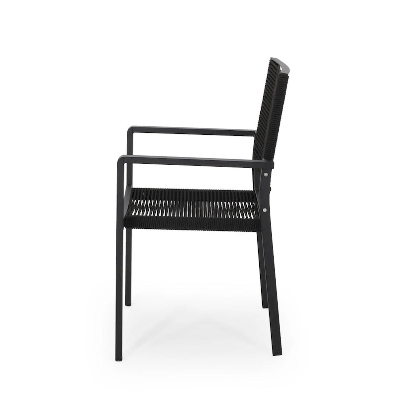 Modern Aluminum Dining Chair (Set of 2)