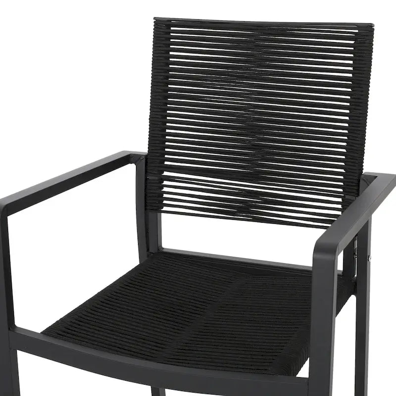 Modern Aluminum Dining Chair (Set of 2)