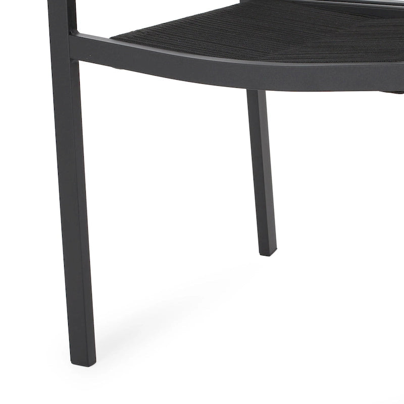 Modern Aluminum Dining Chair (Set of 2)