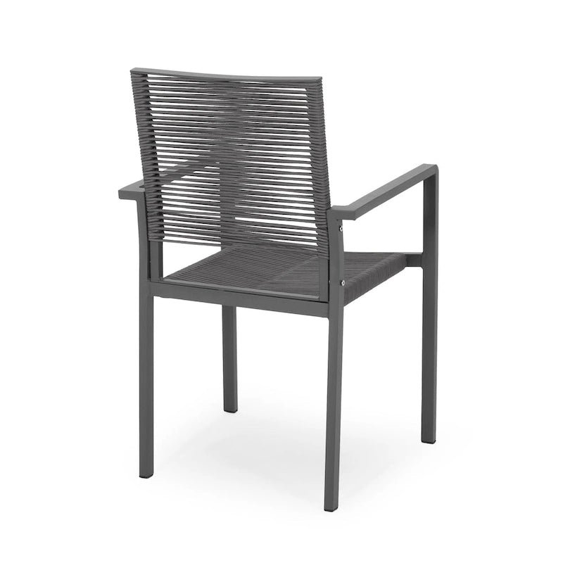 Modern Aluminum Dining Chair (Set of 2)