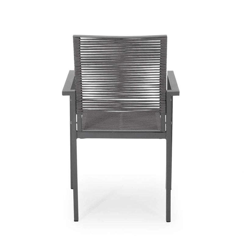 Modern Aluminum Dining Chair (Set of 2)