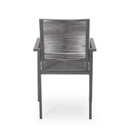 Modern Aluminum Dining Chair (Set of 2)