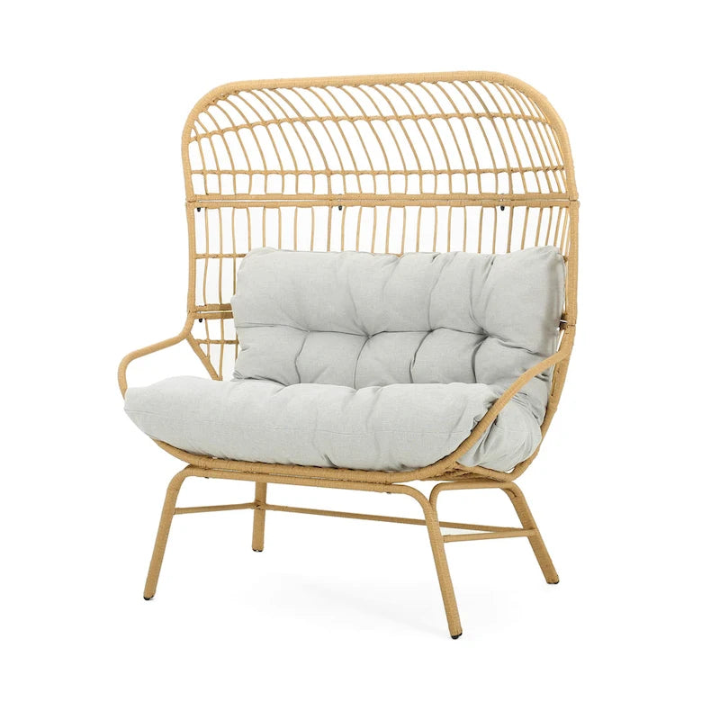 Outdoor Wicker Loveseat