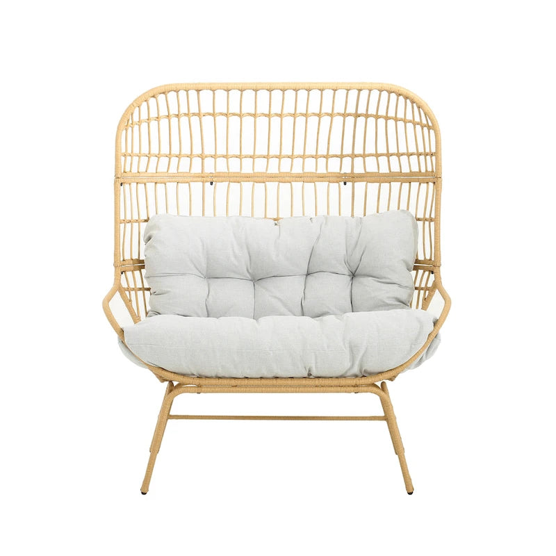 Outdoor Wicker Loveseat