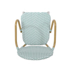 Outdoor Wicker and Aluminum Barstools, Set of 2