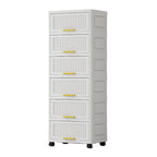 Kitchen Carts, Flip Open Storage Box With Wheels, Movable Storage Cabinet, Kitchen Shelf, Movable Storage Box-White
