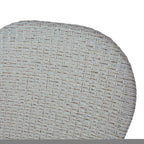 Outdoor PE Rattan and Aluminum Armless Chairs, Set of 2