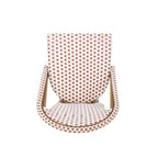 Outdoor PE Ratten and Aluminum French Bistro Chairs, Set of 2