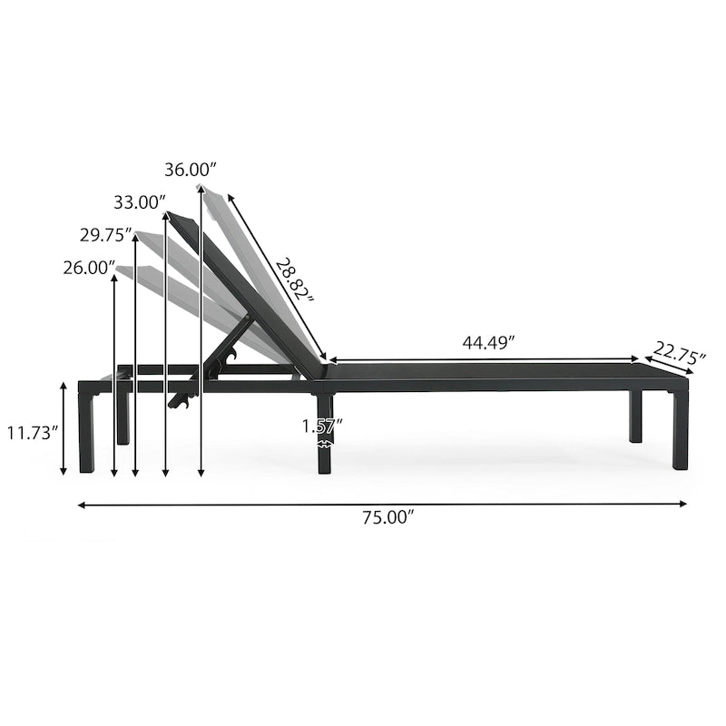 Westport Outdoor Chaise Lounge (Set Of 2)