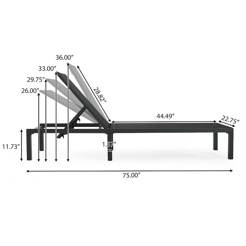 Westport Outdoor Chaise Lounge (Set Of 2)
