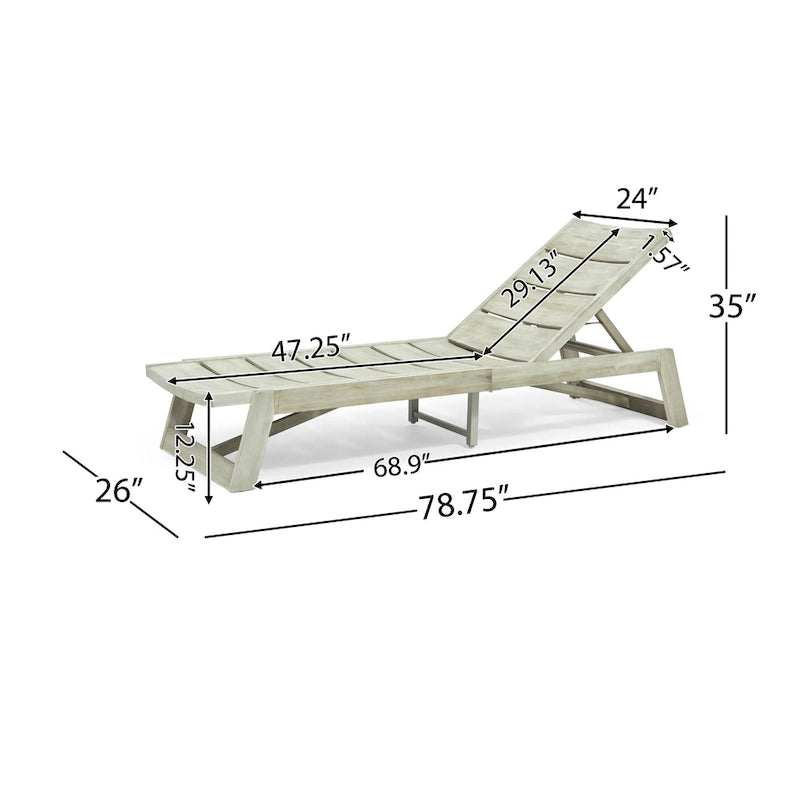 Maki Chaise Lounge( Set Of 2 )
