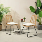 Chair with Cushion Set of 2
