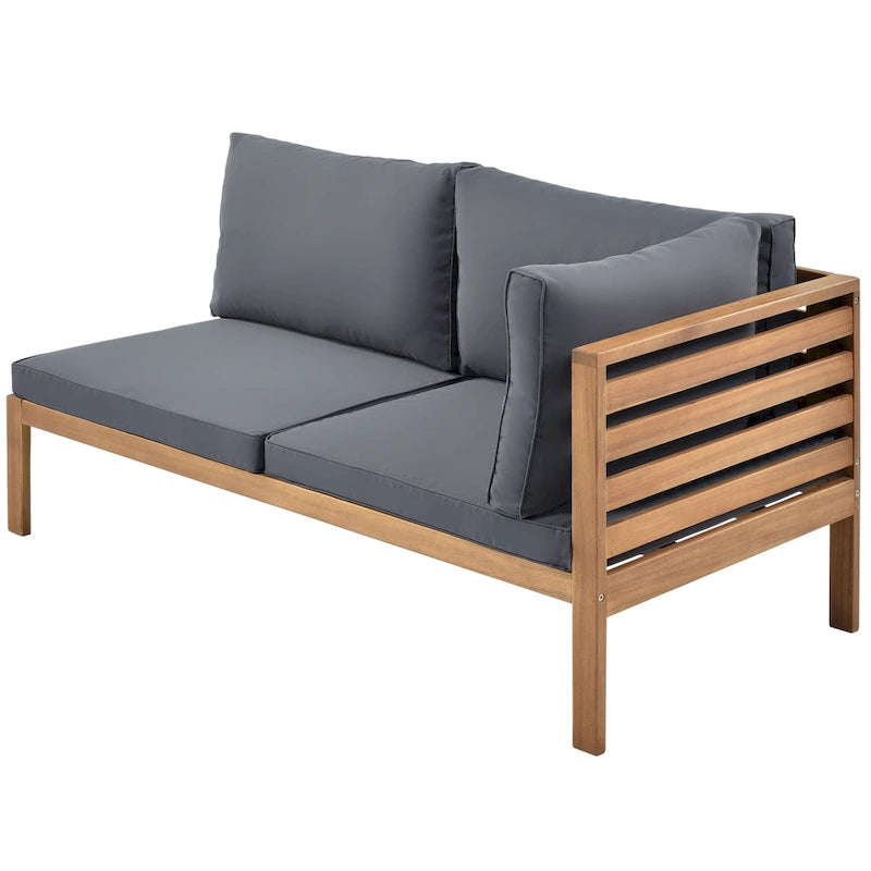 Miller Outdoor French Coutry Sectional Sofa Sets by GDFStudio