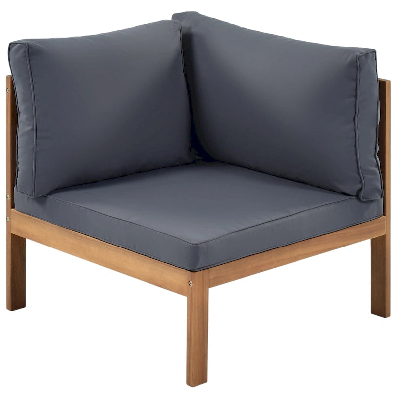 Miller Outdoor French Coutry Sectional Sofa Sets by GDFStudio