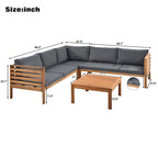 Miller Outdoor French Coutry Sectional Sofa Sets by GDFStudio