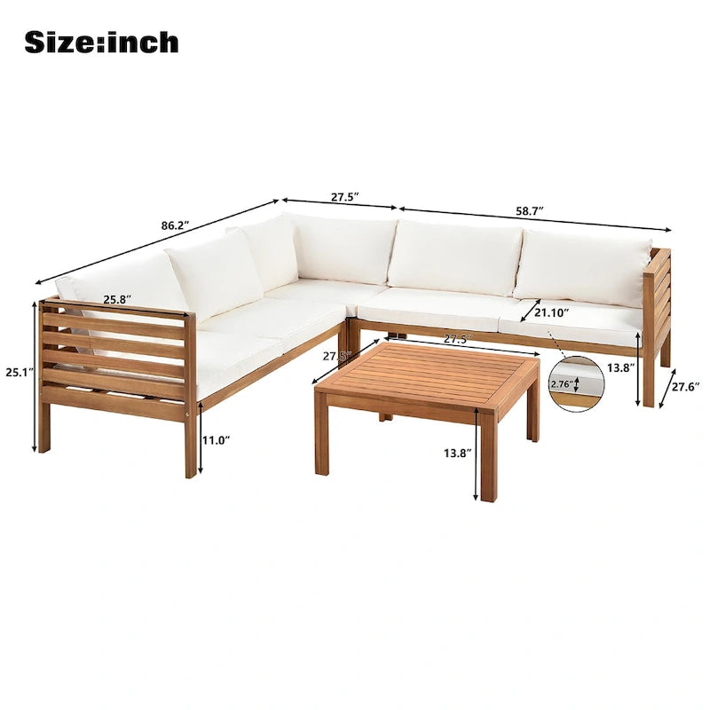 Miller Outdoor French Coutry Sectional Sofa Sets by GDFStudio
