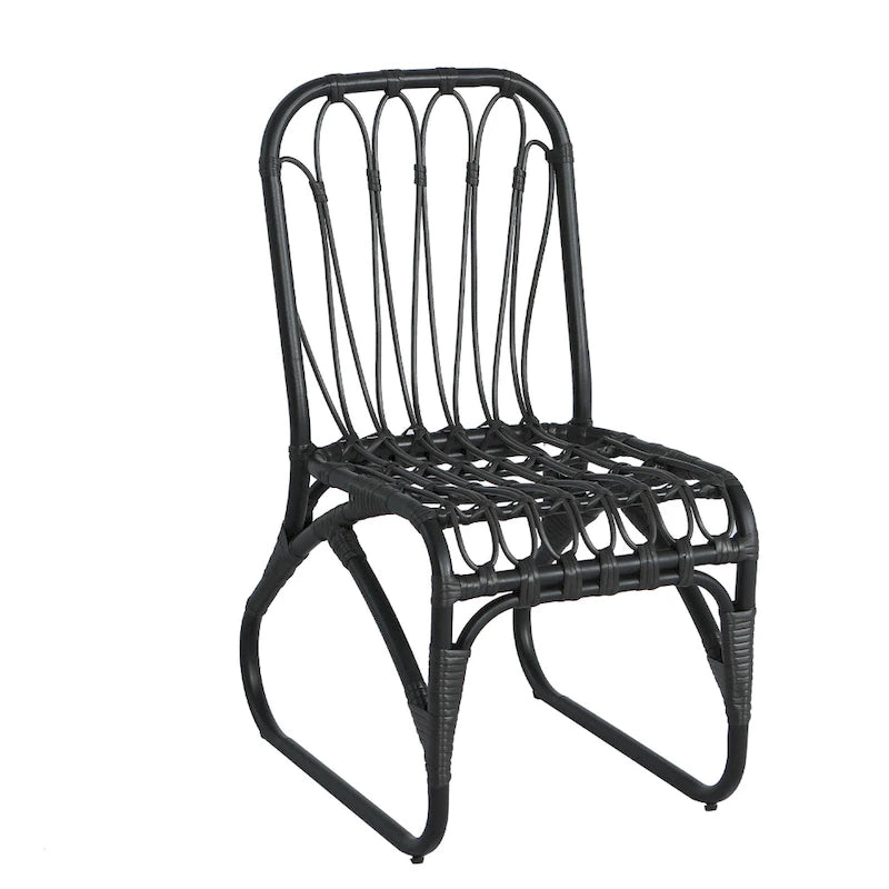 Christopher Knight Home- Alexandra Outdoor PE Wicker Dining Chairs with Cushions (Set of 2)