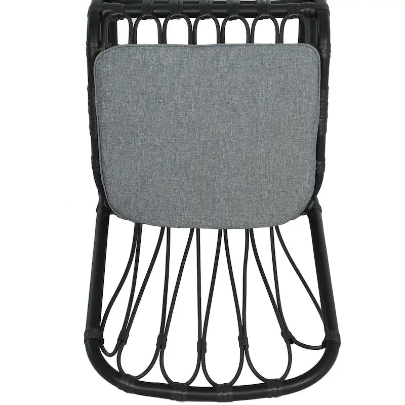 Christopher Knight Home- Alexandra Outdoor PE Wicker Dining Chairs with Cushions (Set of 2)