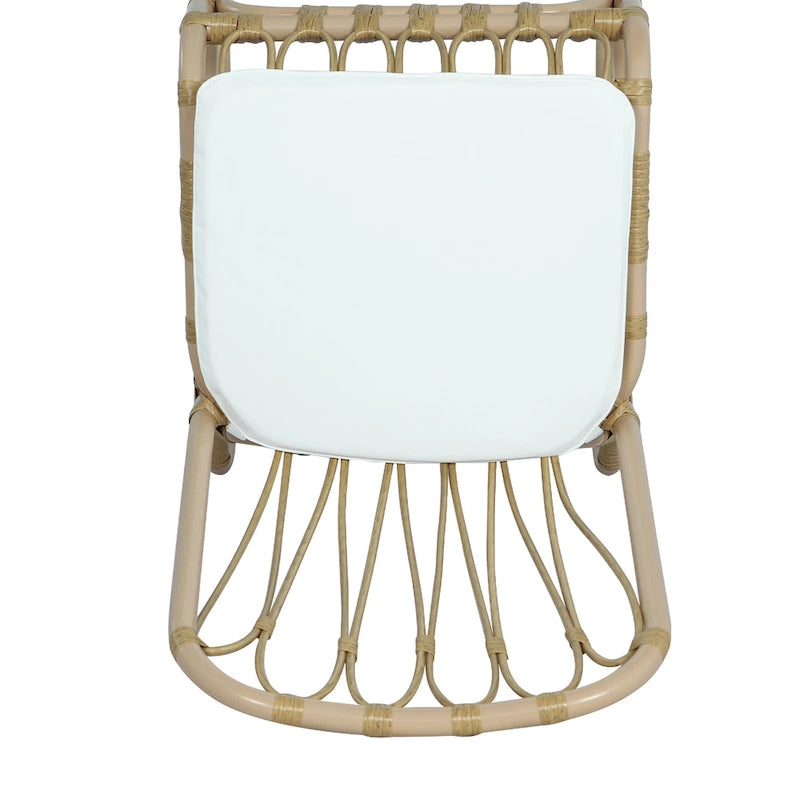 Christopher Knight Home- Alexandra Outdoor PE Wicker Dining Chairs with Cushions (Set of 2)