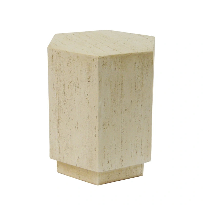 Christopher Knight Home - Jasper Vintage Hexagonal Side Table for Indoor and Outdoor Charm