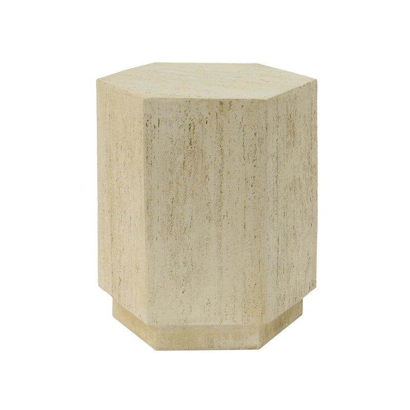 Christopher Knight Home - Jasper Vintage Hexagonal Side Table for Indoor and Outdoor Charm