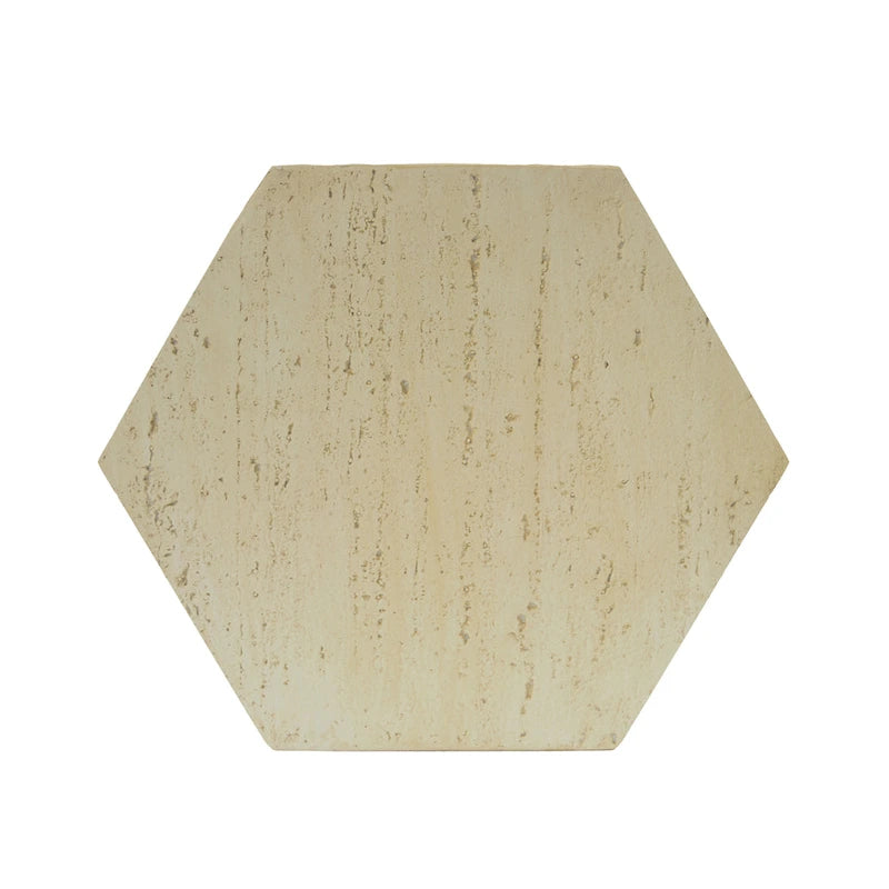 Christopher Knight Home - Jasper Vintage Hexagonal Side Table for Indoor and Outdoor Charm