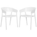 Frond and Form Outdoor Stacking Dining Armchair (Set of 2)