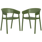 Frond and Form Outdoor Stacking Dining Armchair (Set of 2)