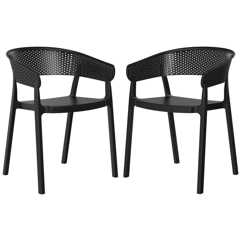 Frond and Form Outdoor Stacking Dining Armchair (Set of 2)