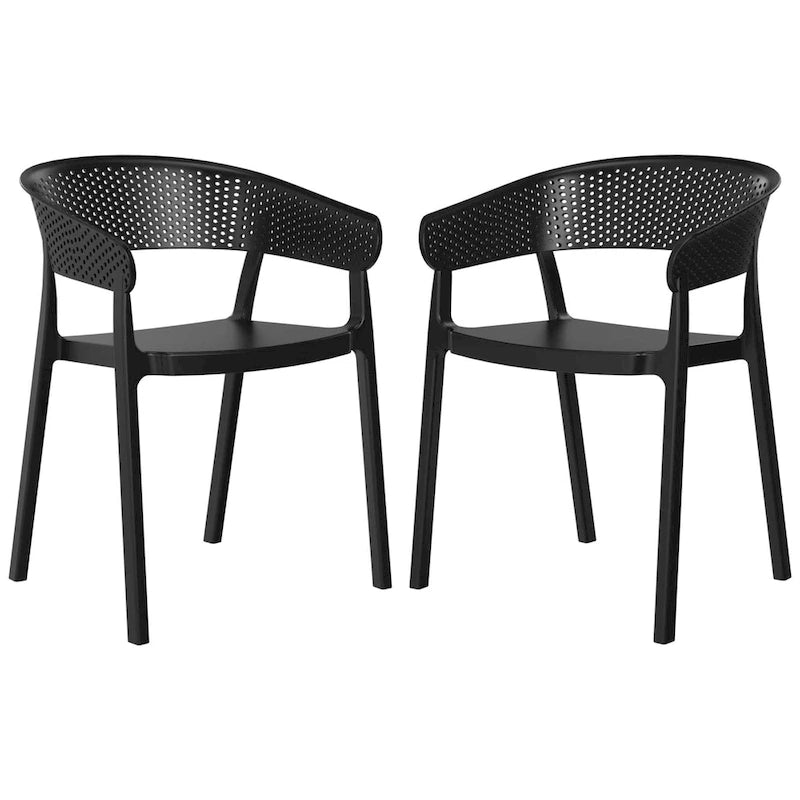 Frond and Form Outdoor Stacking Dining Armchair (Set of 2)